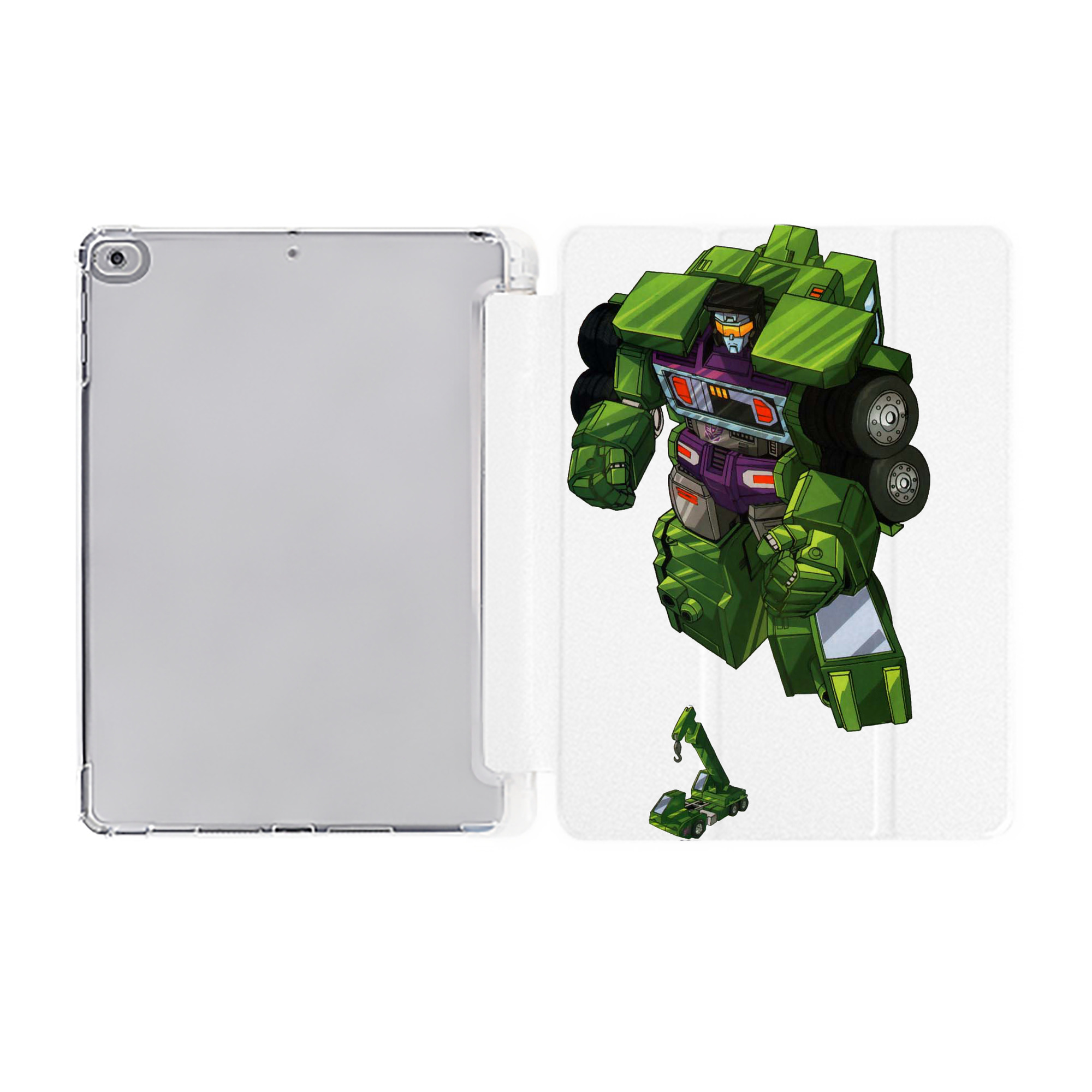 （画像用）  IPad ケース ペン収納付き 三つ折りスタンド PUレザー×シリコン 対応機種9.5/10.5/10.9インチ